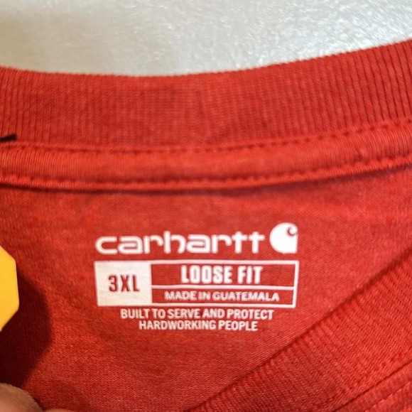 NWT Carhartt Men’s Long Sleeve Loose Fit Heavyweight Graphic T-Shirt SIZE 3XL - Picture 6 of 6